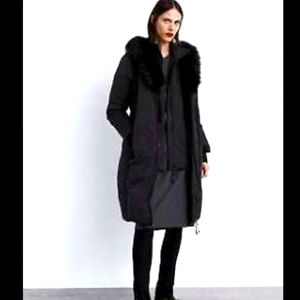 Zara Knee Length Down Outawere